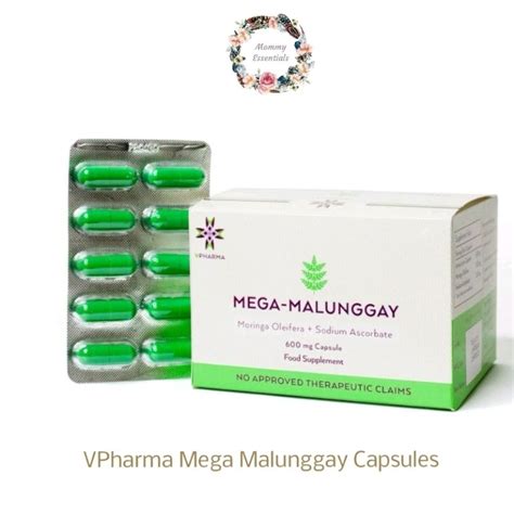 Mega Malunggay (10, 30, or 100 capsules) .